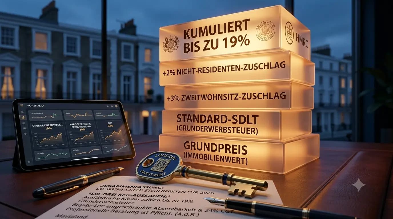Der ultimative Leitfaden für Immobilieninvestitionen in Großbritannien: Steuern und Grunderwerbsteuer 2026