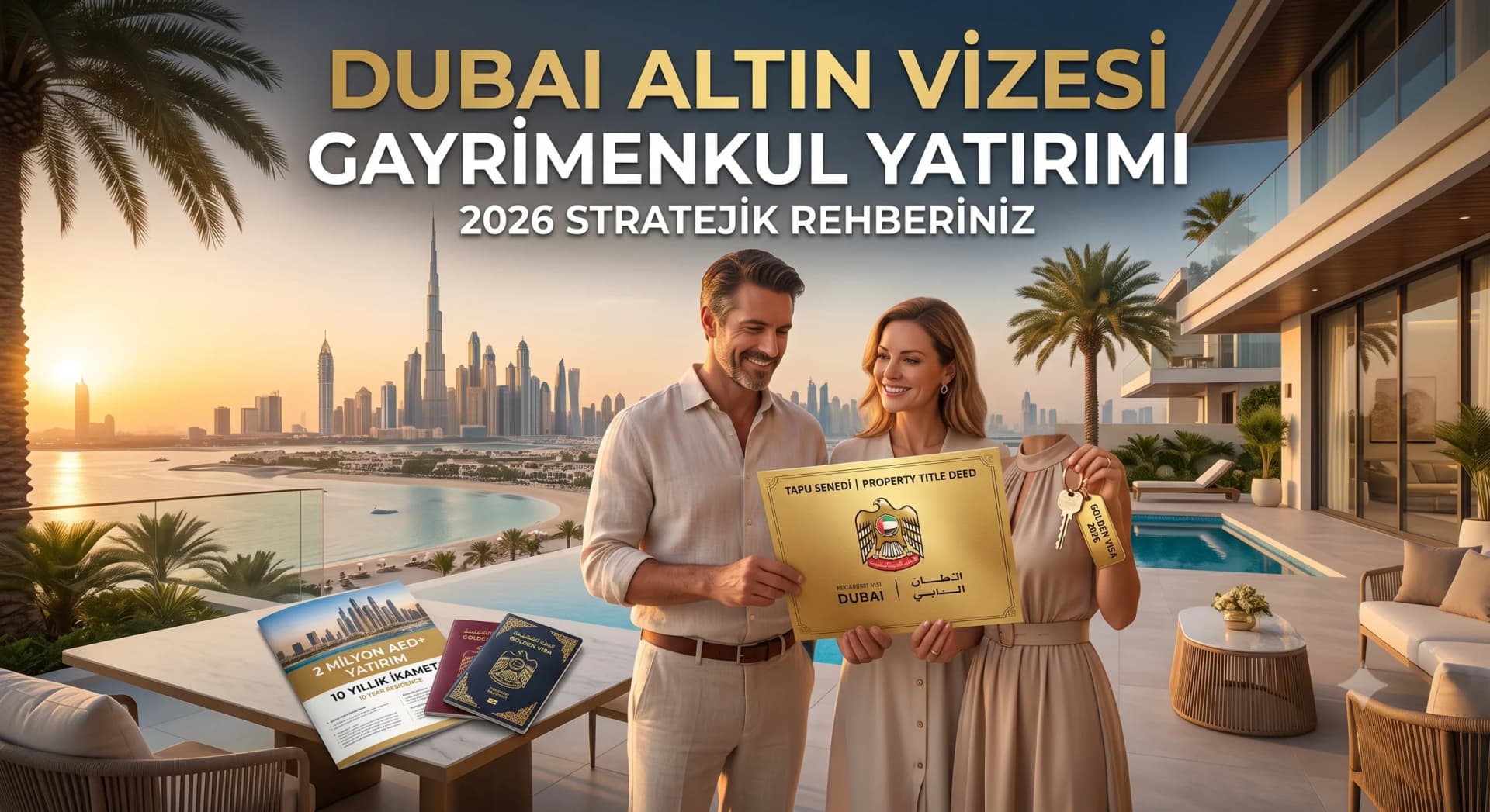 Dubai Altın Vizesi Nasıl Alınır: Gayrimenkul Yatırımı ile Tam Rehber 2026