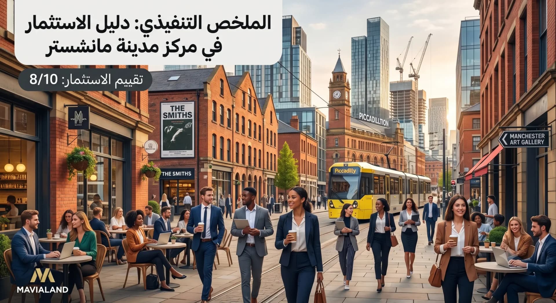 الدليل الشامل للاستثمار في وسط مدينة مانشستر | دليل 2026